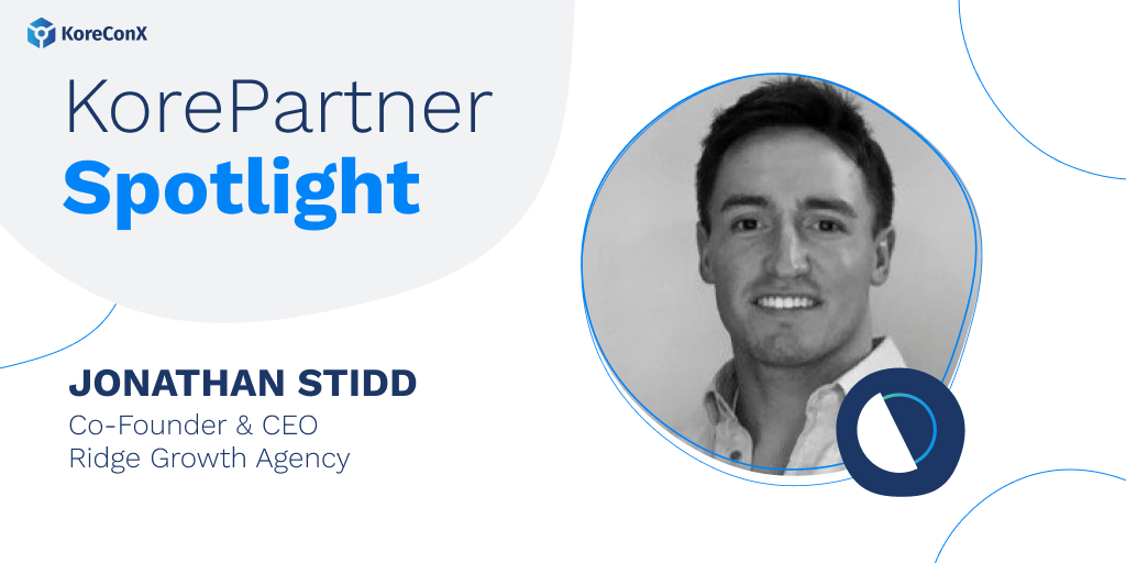 KorePartner Spotlight: Jonathan Stidd, Co-Founder and CEO of Ridge Growth Agency
