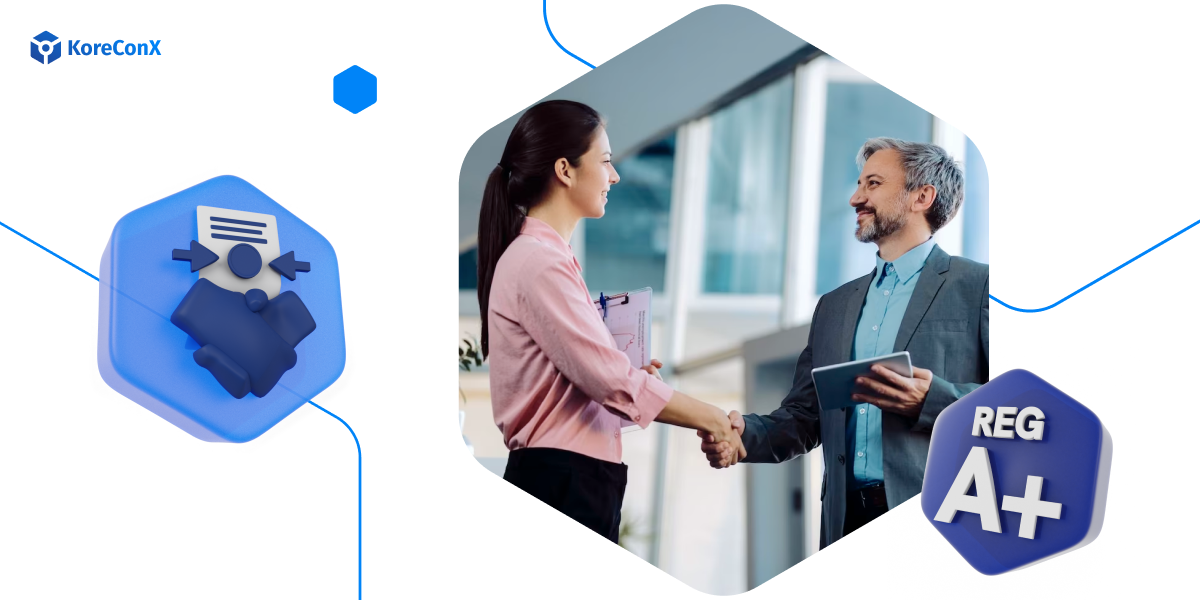 Image of a shake-hand between two professionals representing Escrow Providers in RegA+